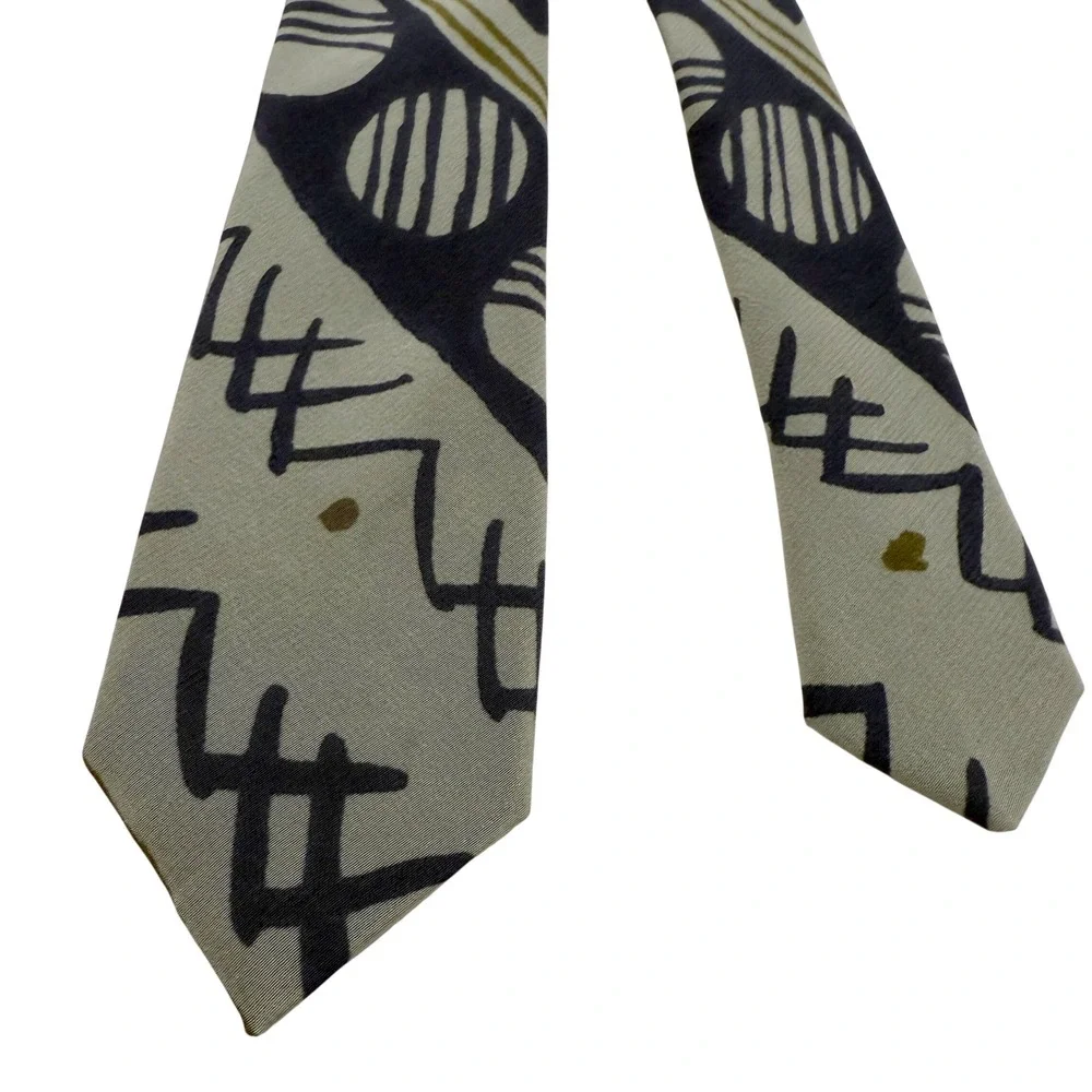 Burberry Prorsum Silk Tie Abstract Print W: 2.5